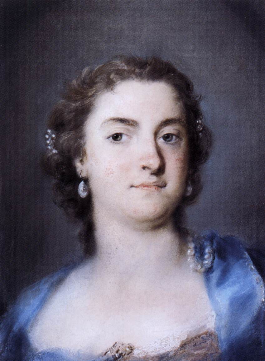 Portrait of Faustina Bordoni Hasse by CARRIERA, Rosalba