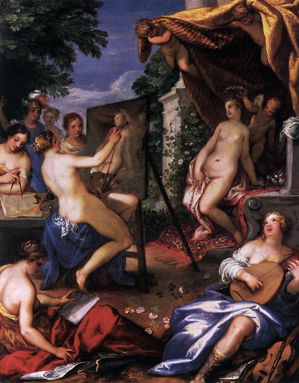 Allegory of the Arts by ROTTENHAMMER, Hans I