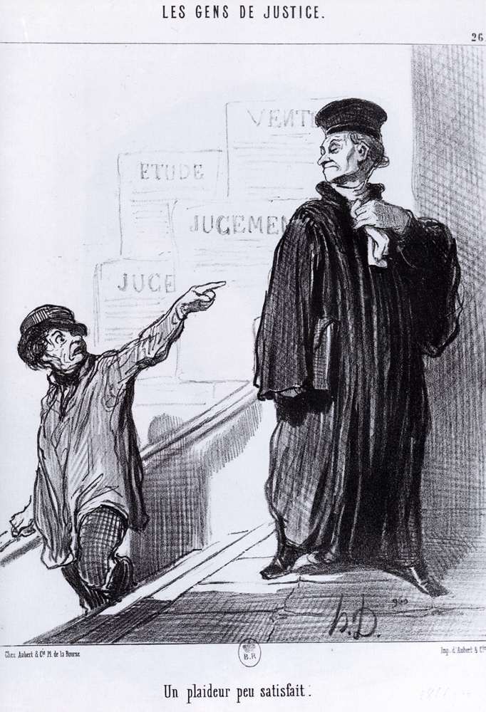 A Disgruntled Litigant by DAUMIER, Honoré