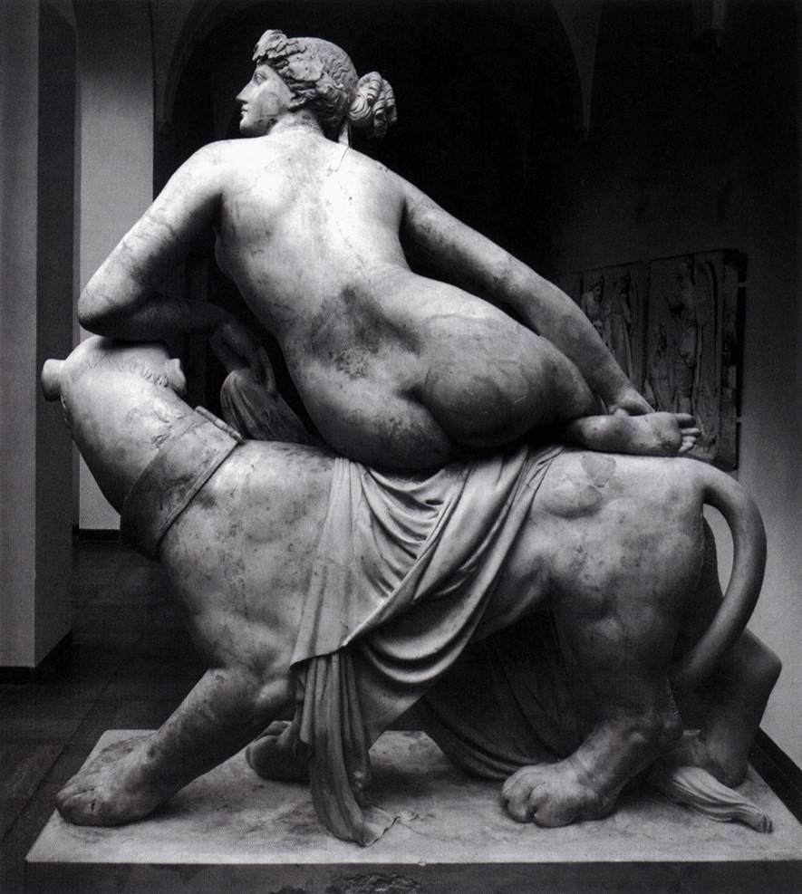 Ariadne on the Panther (rear view) by