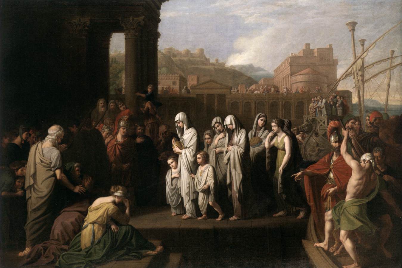 Agrippina Landing at Brundisium with the Ashes of Germanicus by