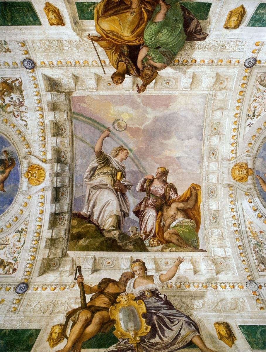 Ceiling in the Stanza del Lucerna by VERONESE, Paolo