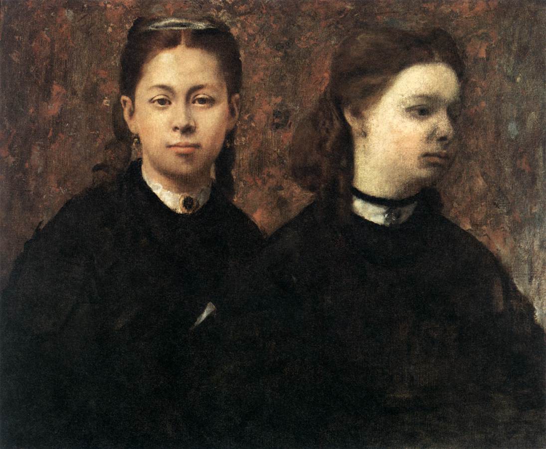 Double Portrait by DEGAS, Edgar