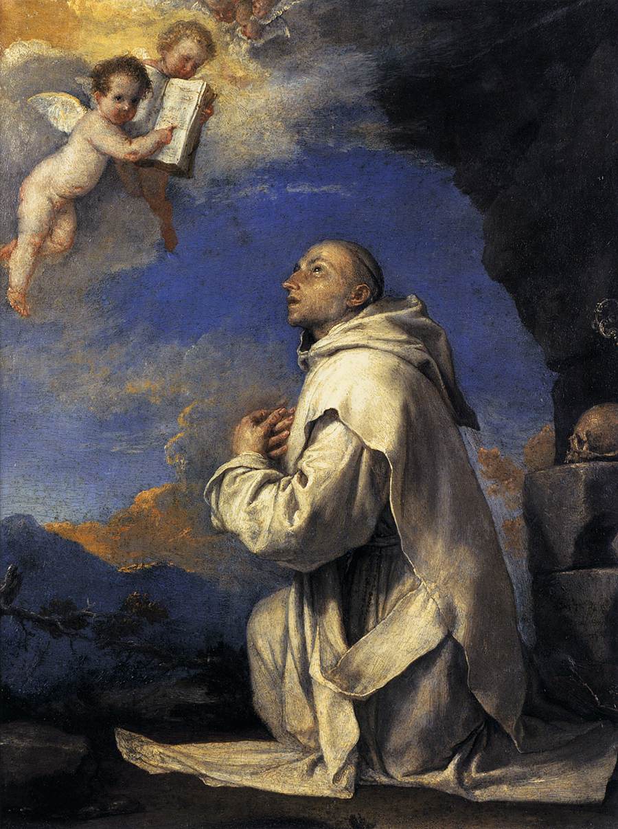 Vision of St Bruno by RIBERA, Jusepe de