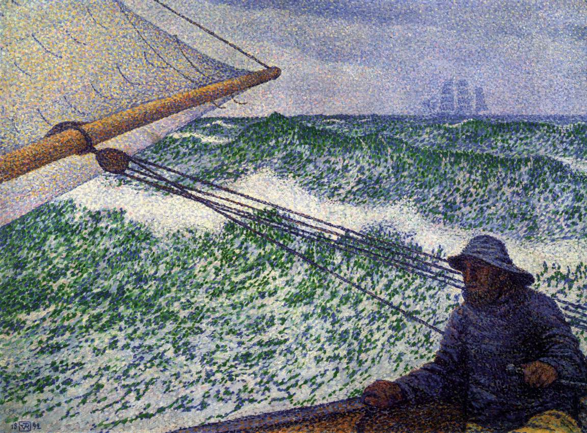 The Man at the Helm by RYSSELBERGHE, Théo van