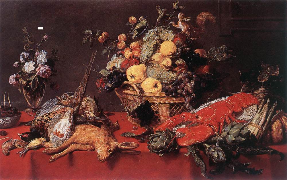 Still-Life with a Basket of Fruit by SNYDERS, Frans