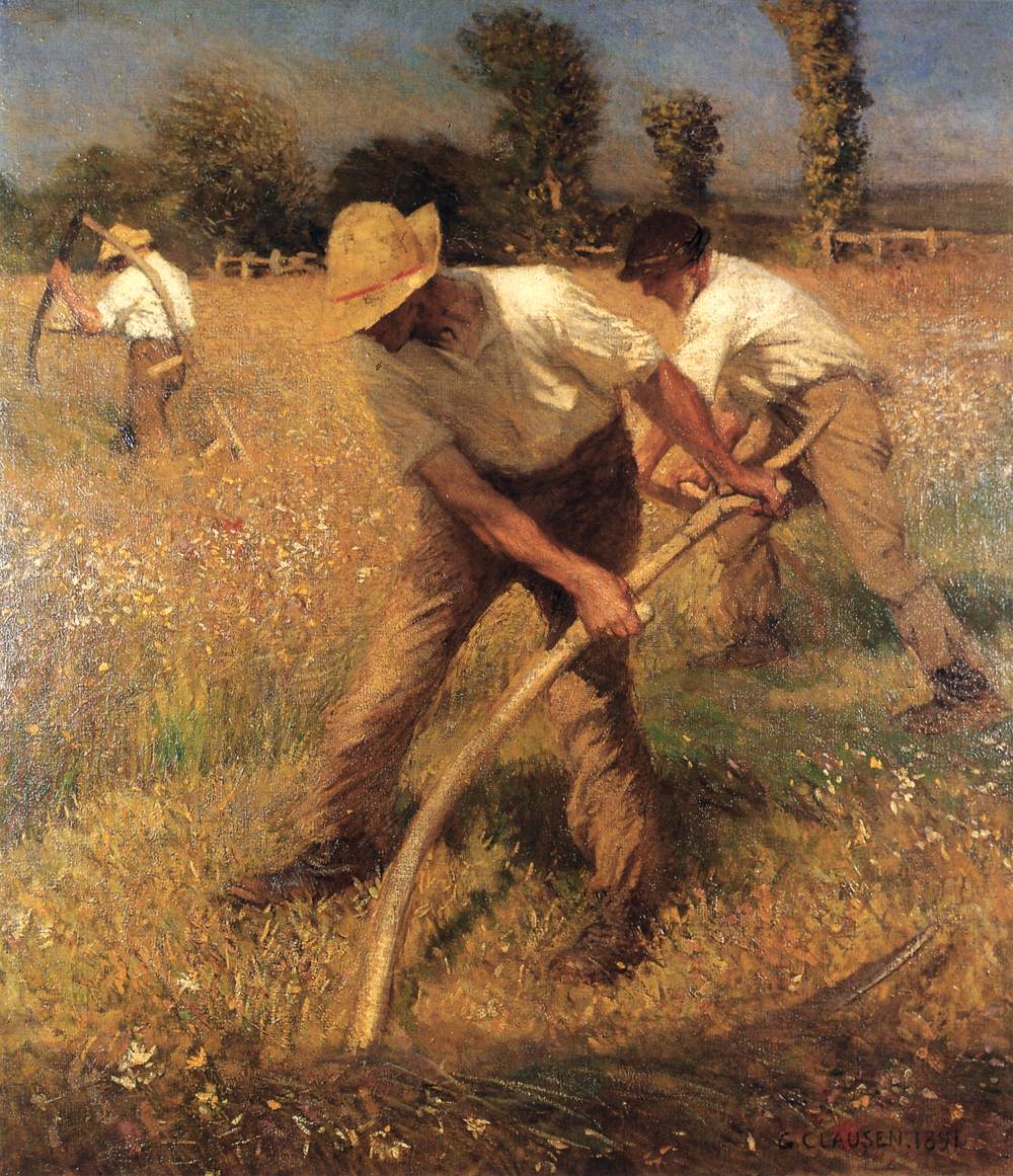 The Mowers by CLAUSEN, George