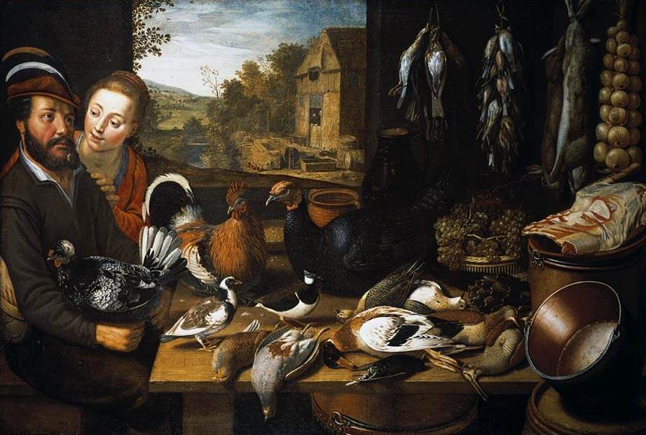 Larder Still-Life by SCHOOTEN, Floris Gerritsz. van