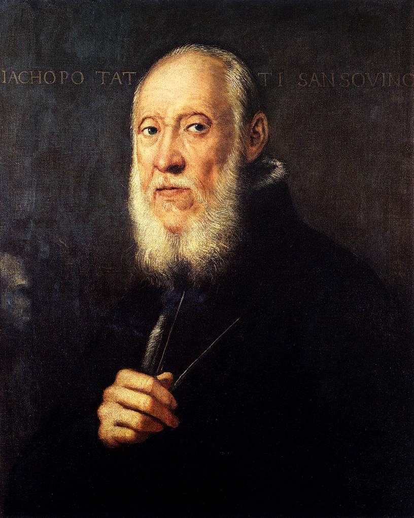 Portrait of Jacopo Sansovino by TINTORETTO