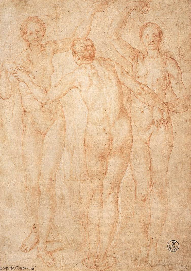 Three Graces by PONTORMO, Jacopo