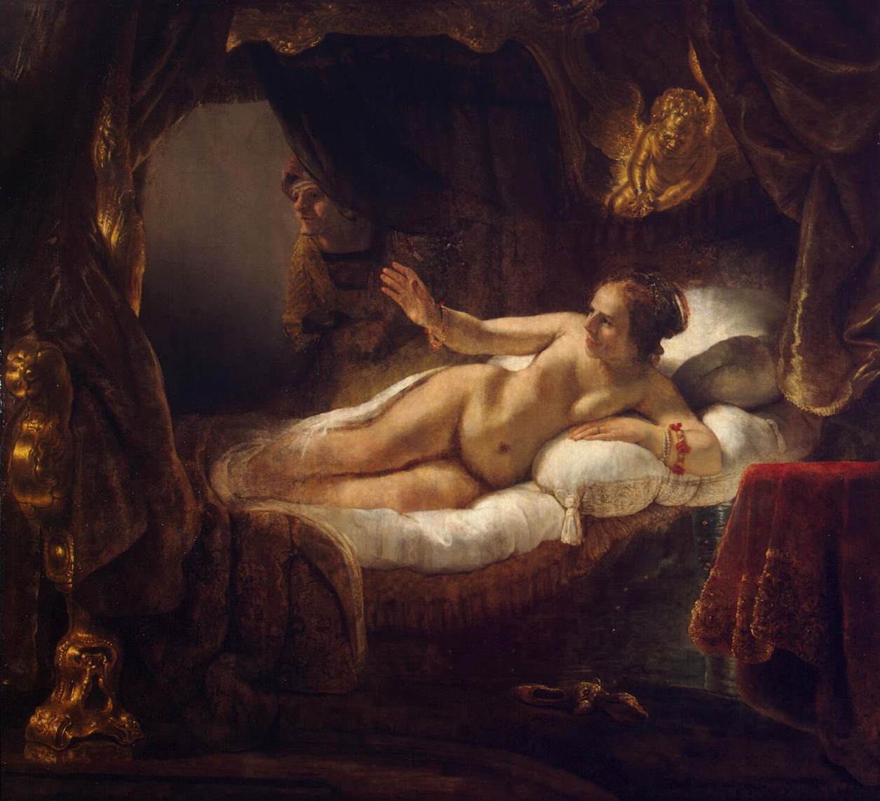 Danaë by REMBRANDT Harmenszoon van Rijn