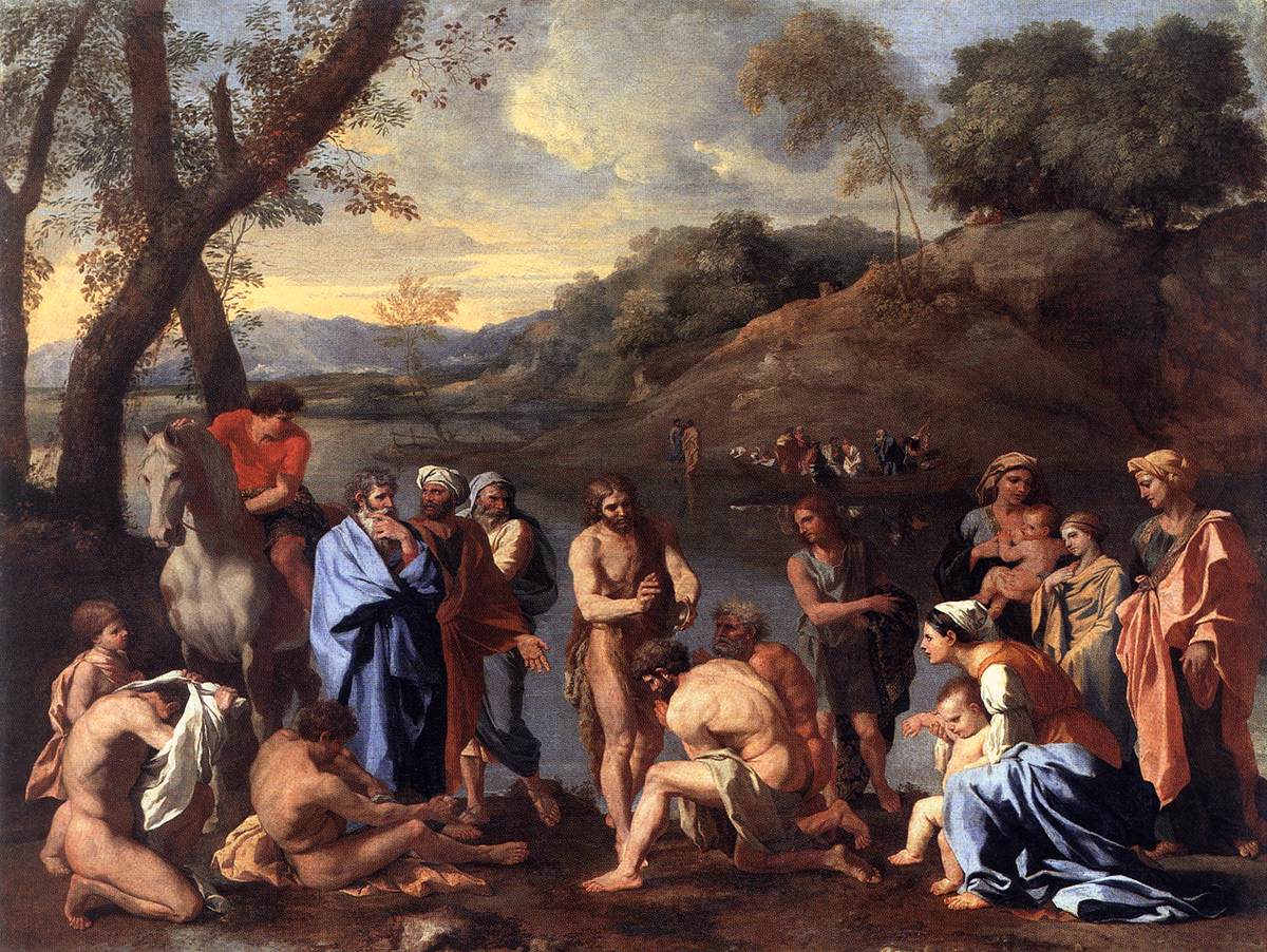 St John the Baptist Baptizes the People by