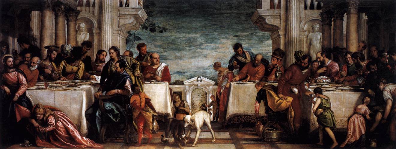 Feast at the House of Simon by VERONESE, Paolo