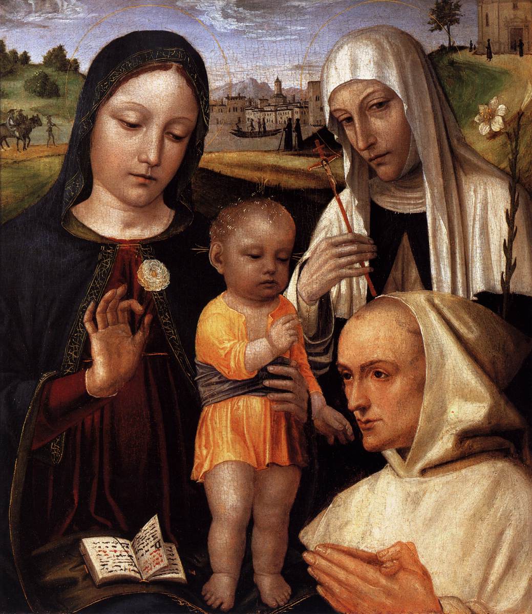 Madonna and Child, St Catherine and the Blessed Stefano Maconi by