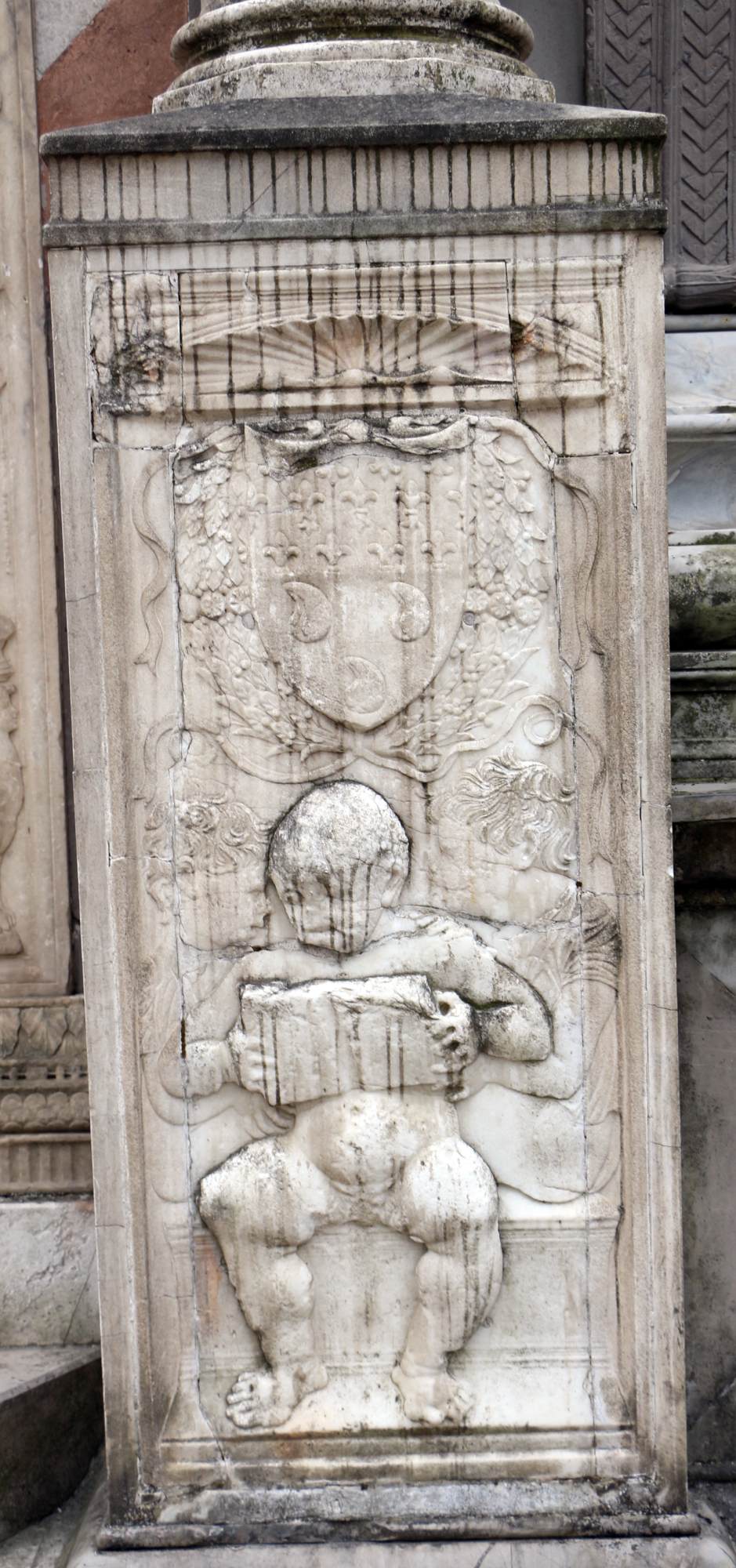 Façade of the Cappella Colleoni (detail) by