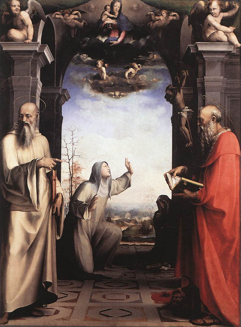 Stigmatization of St Catherine of Siena by