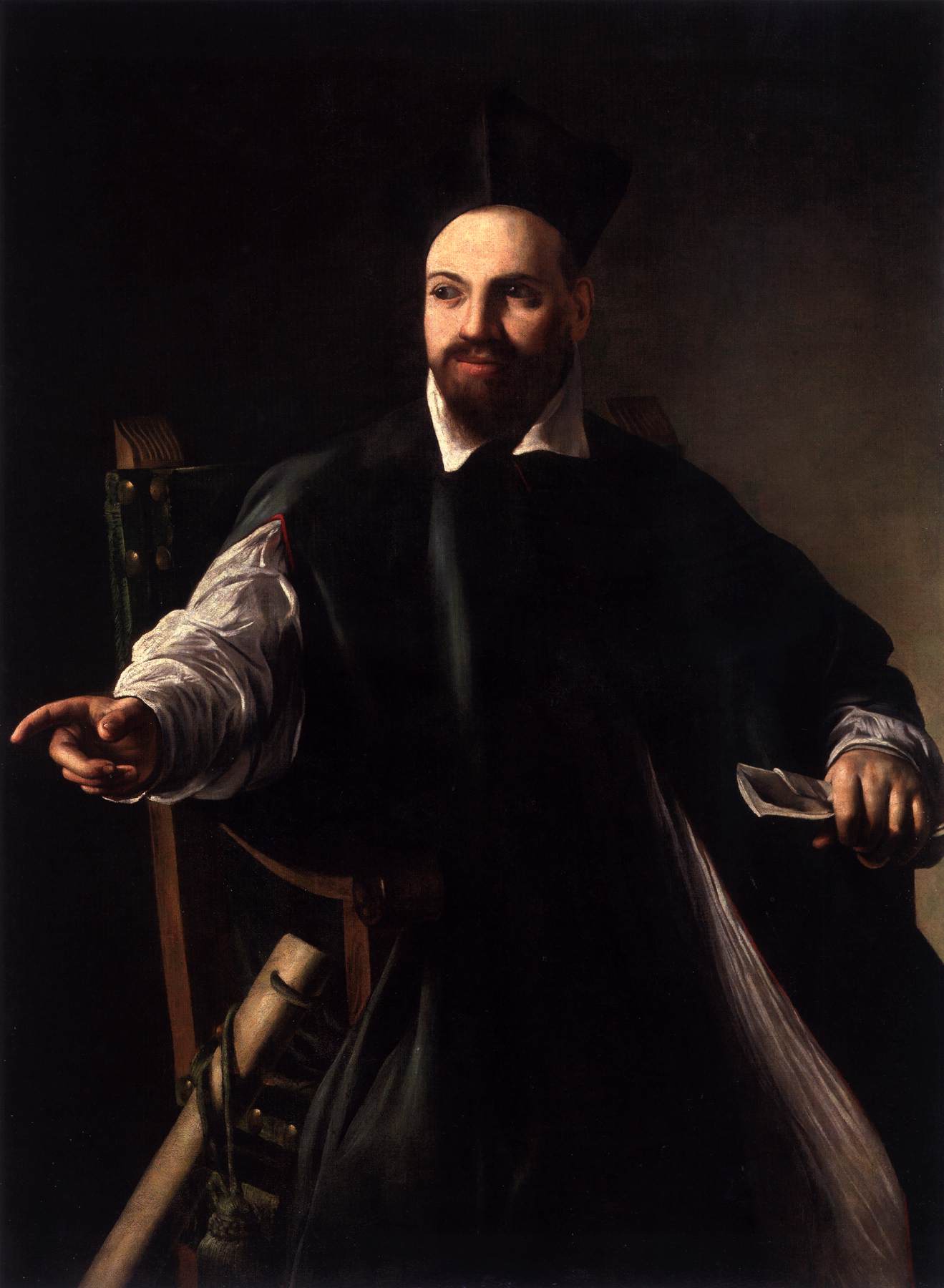 Portrait of Maffeo Barberini by CARAVAGGIO