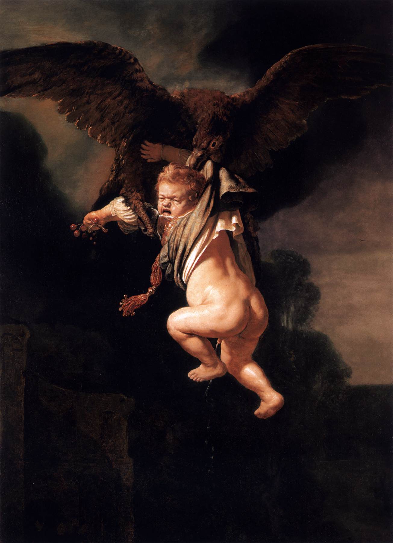 Abduction of Ganymede by REMBRANDT Harmenszoon van Rijn