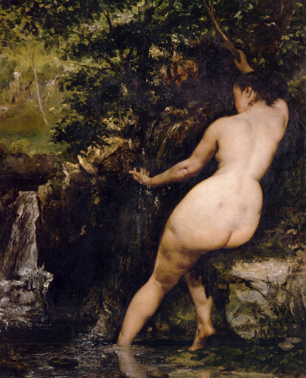 The Source by COURBET, Gustave