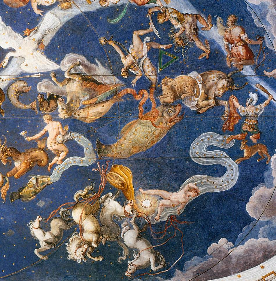 View of the ceiling (detail) by