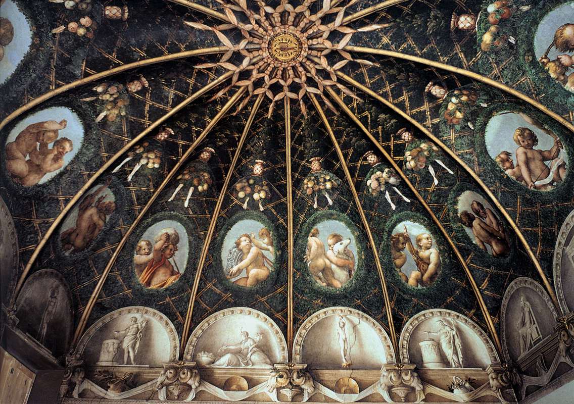 Ceiling decoration (partial view) by