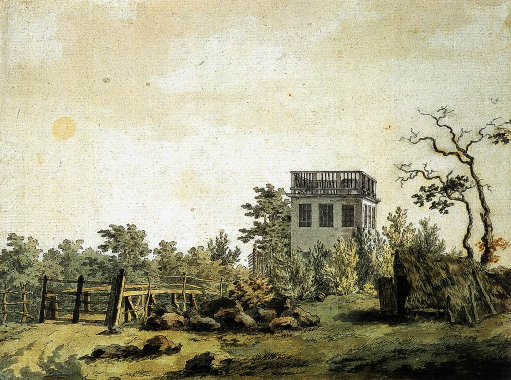 Landscape with Pavilion by FRIEDRICH, Caspar David