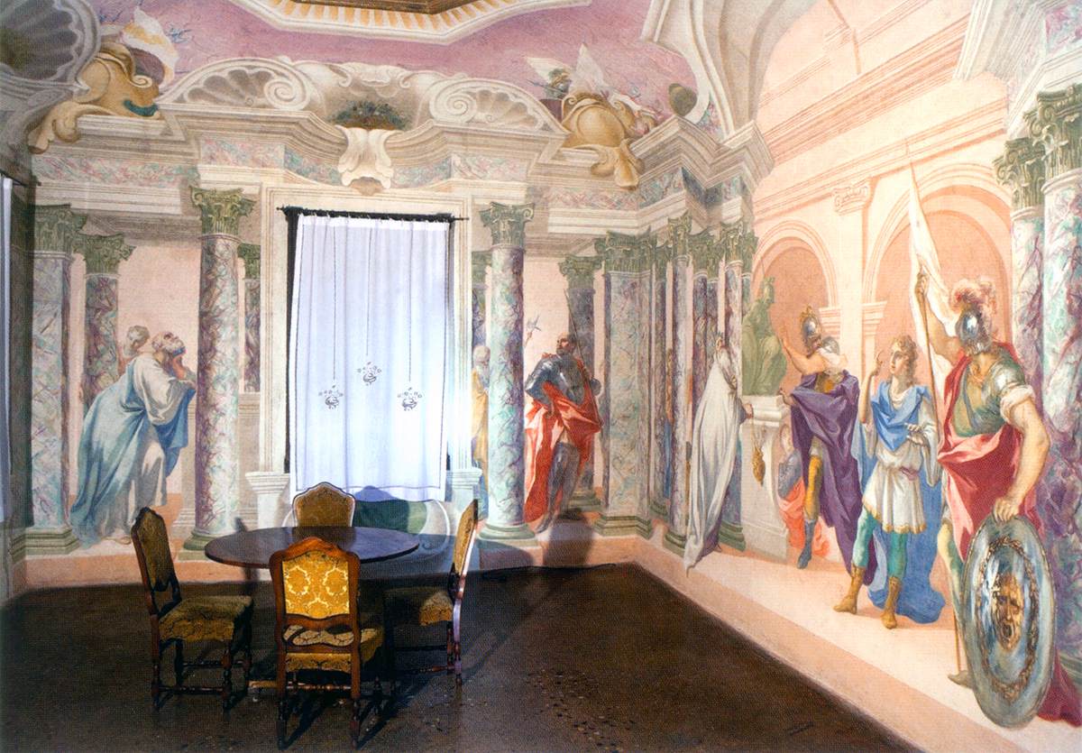 View of the northwest room in the foresteria by PELLEGRINI, Giovanni Antonio