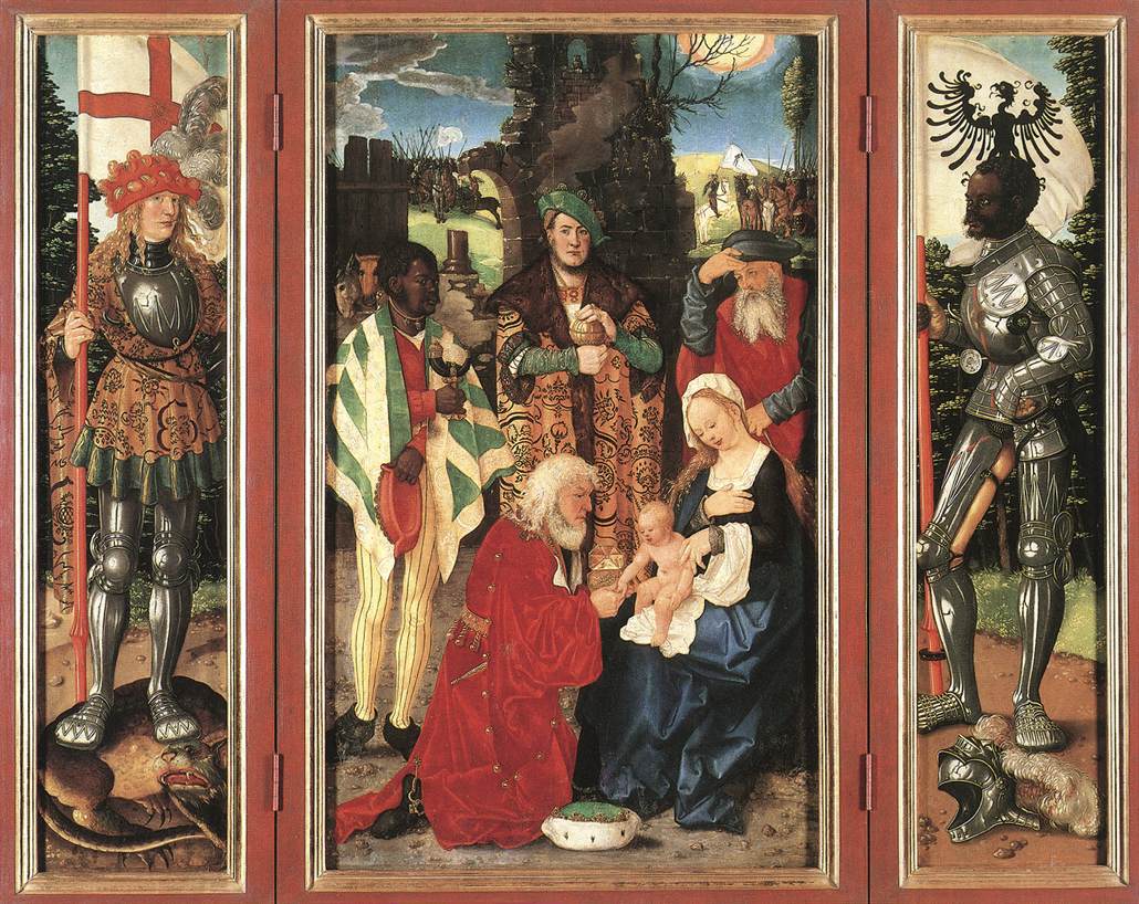 Three Kings Altarpiece (open) by