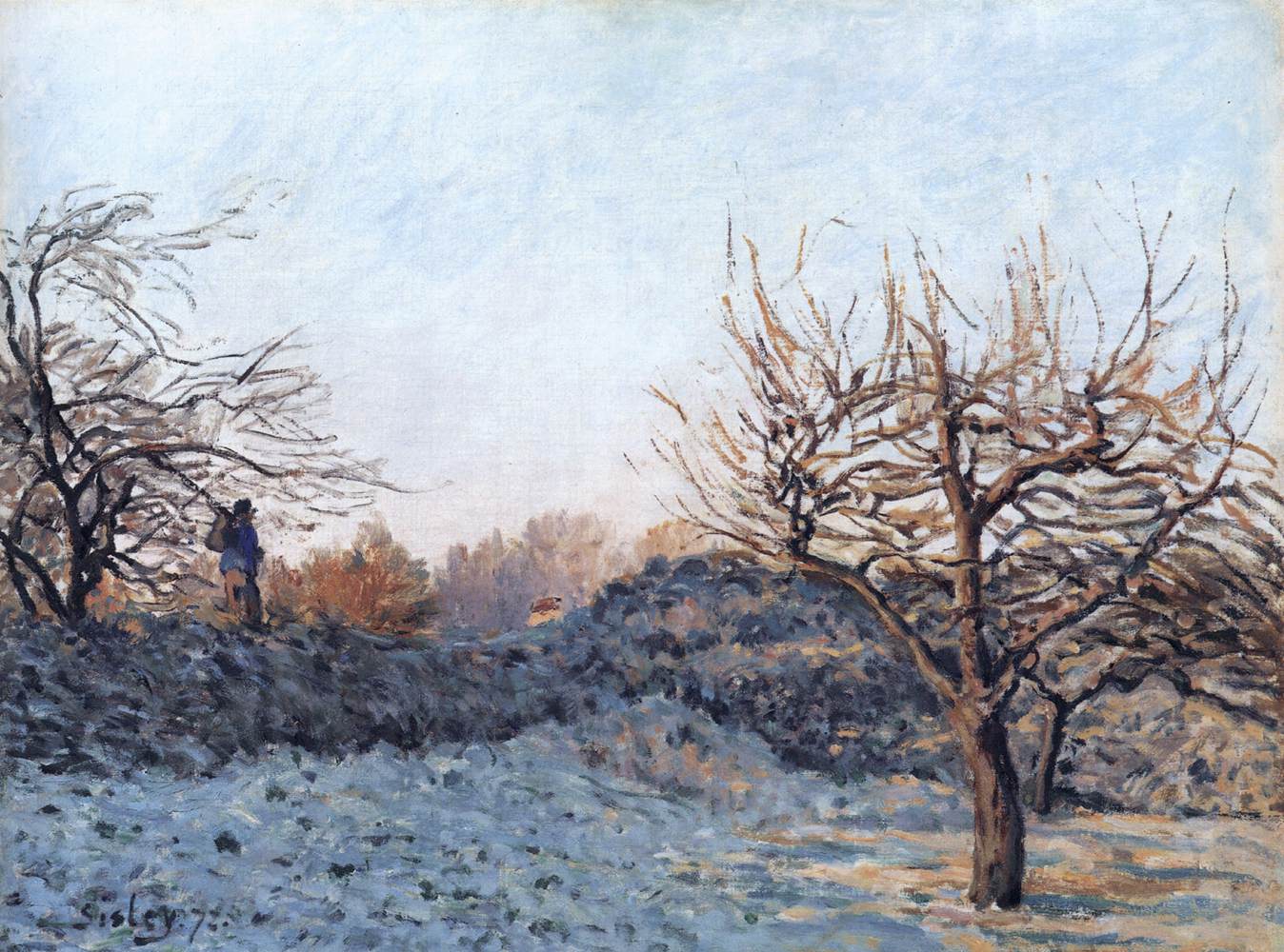 The Frost by SISLEY, Alfred