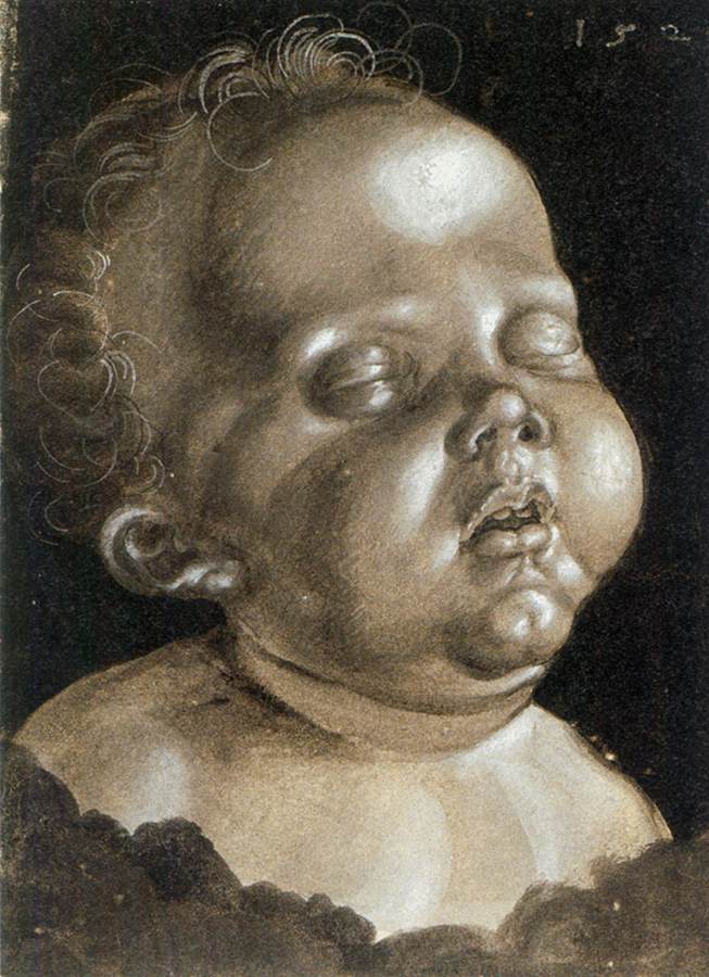 Head of a Sleeping Child by