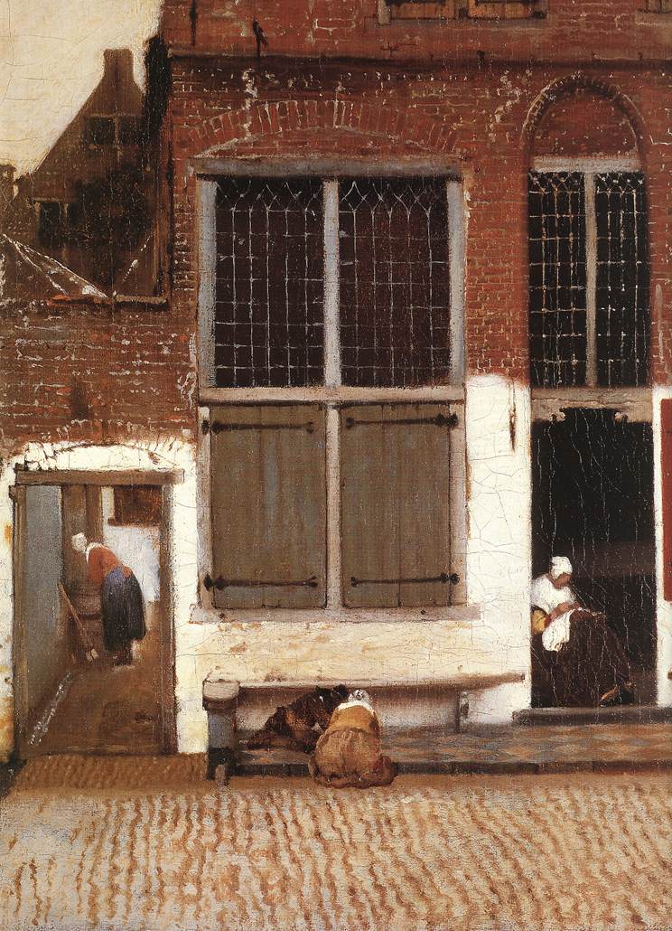 The Little Street (detail) by VERMEER, Johannes