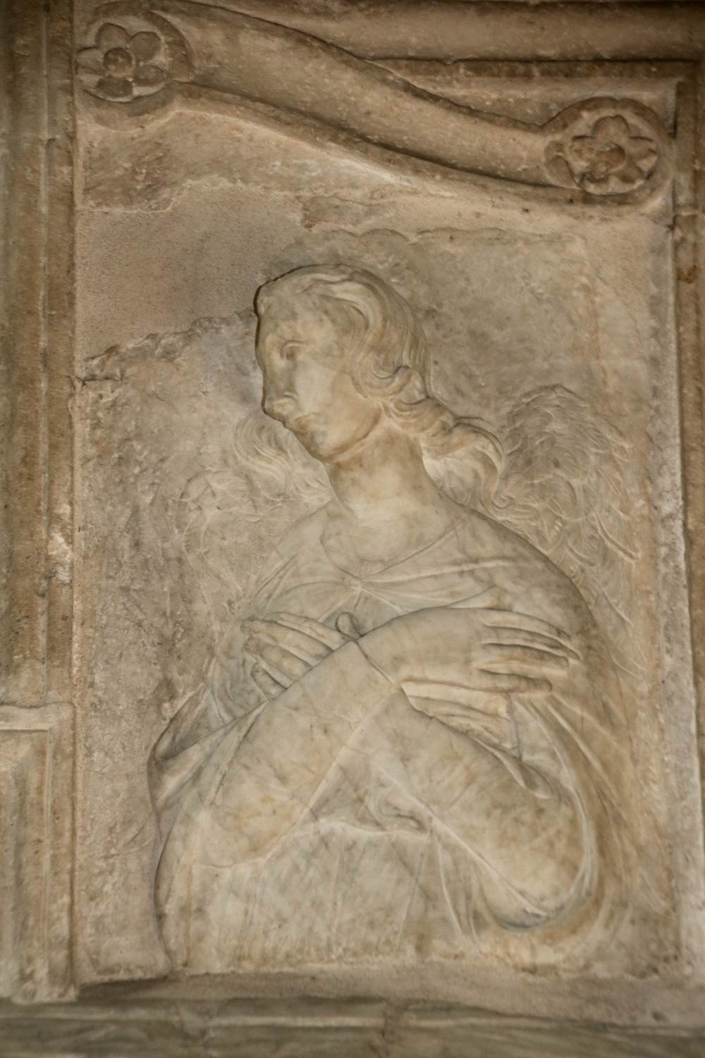 Monument of Matteo and Elisabetta Geraldini (detail) by AGOSTINO DI DUCCIO