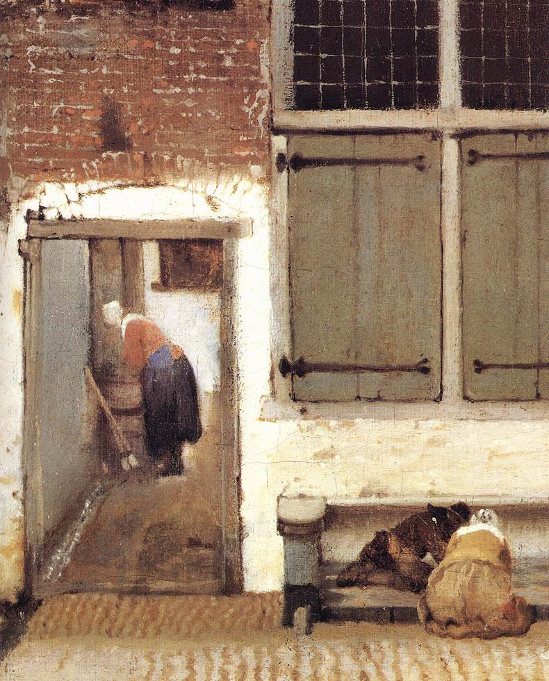 The Little Street (detail) by VERMEER, Johannes