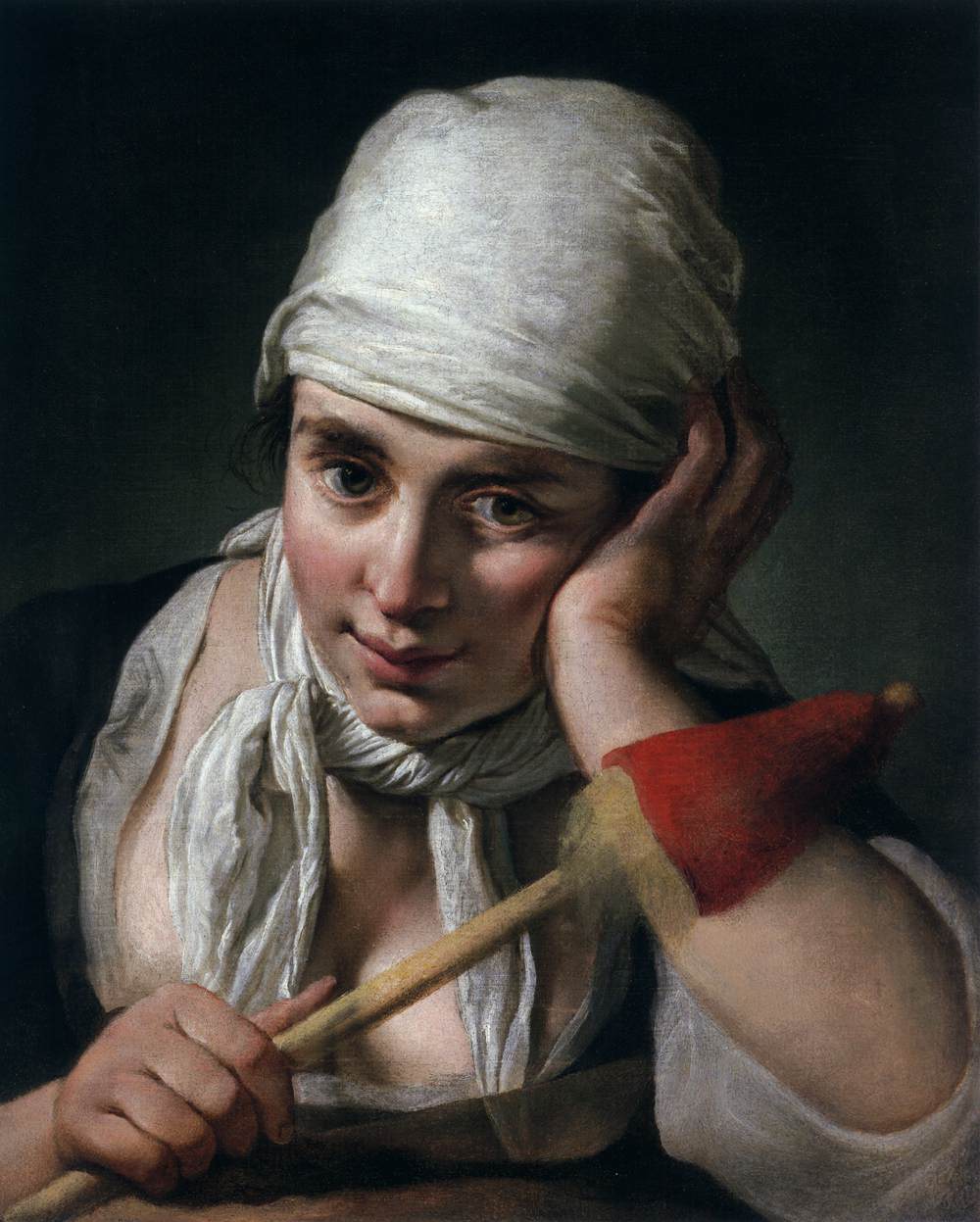 Girl with a Distaff by