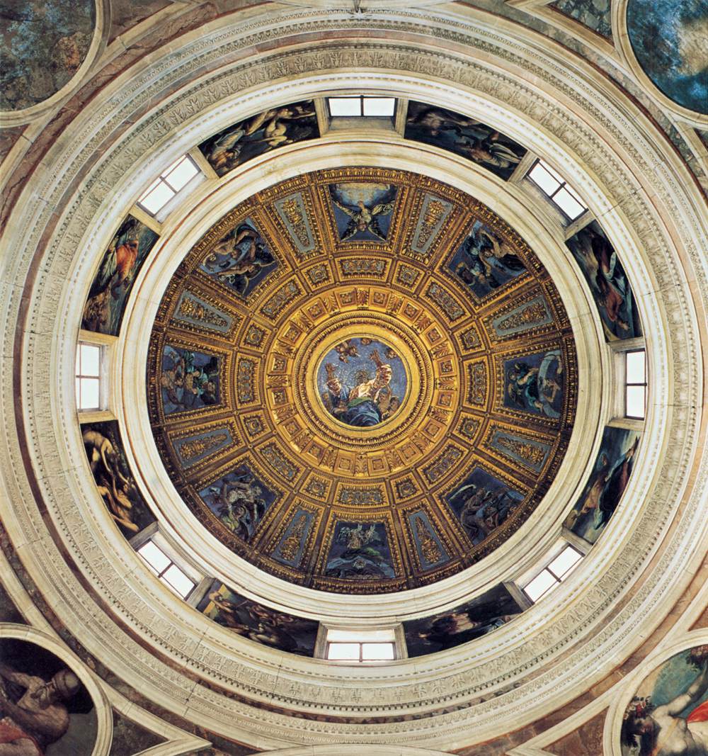 Dome of the Chigi Chapel by RAFFAELLO Sanzio