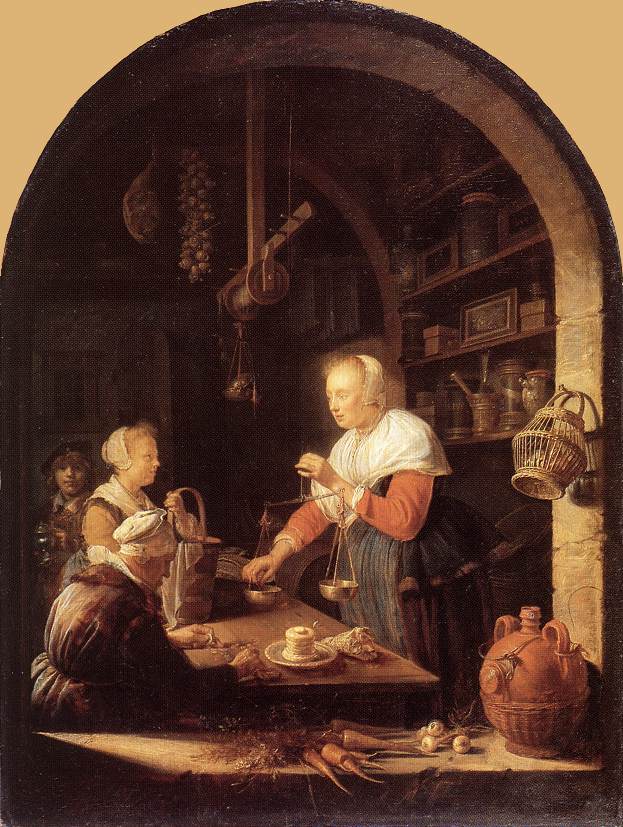 The Grocer's Shop by DOU, Gerrit