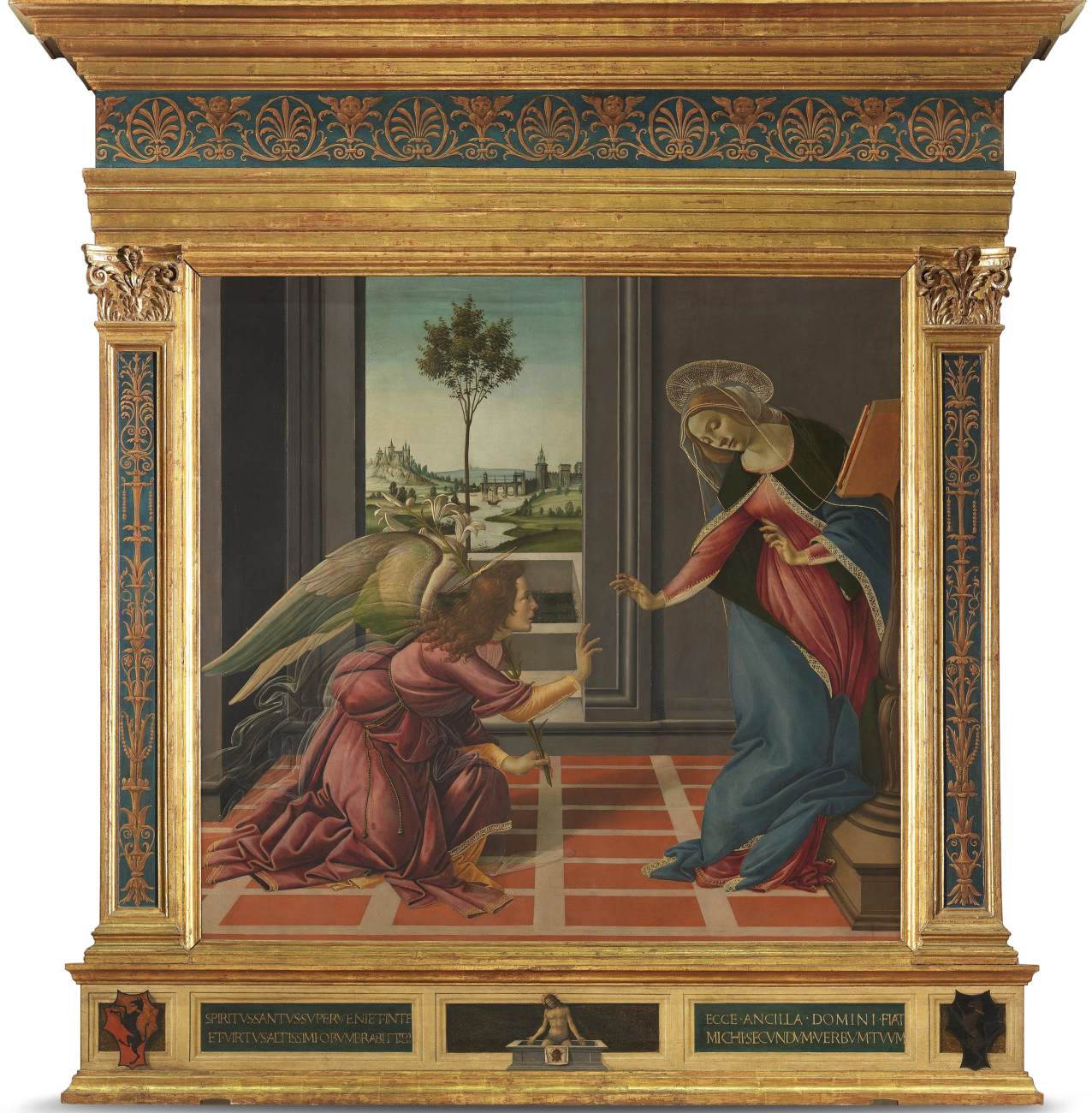 Cestello Annunciation (in frame) by BOTTICELLI, Sandro