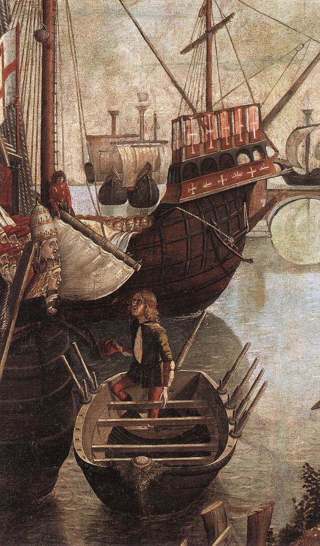 The Arrival of the Pilgrims in Cologne (detail) by CARPACCIO, Vittore