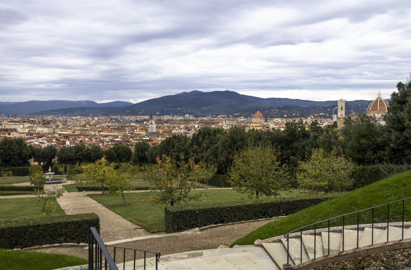 View of the Boboli Gardens by ZANOBI DEL ROSSO