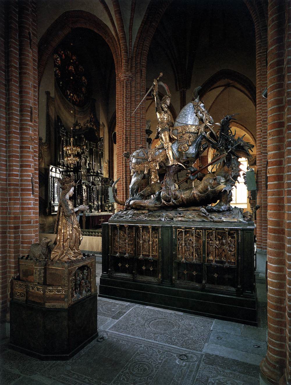 St George and the Dragon by NOTKE, Bernt