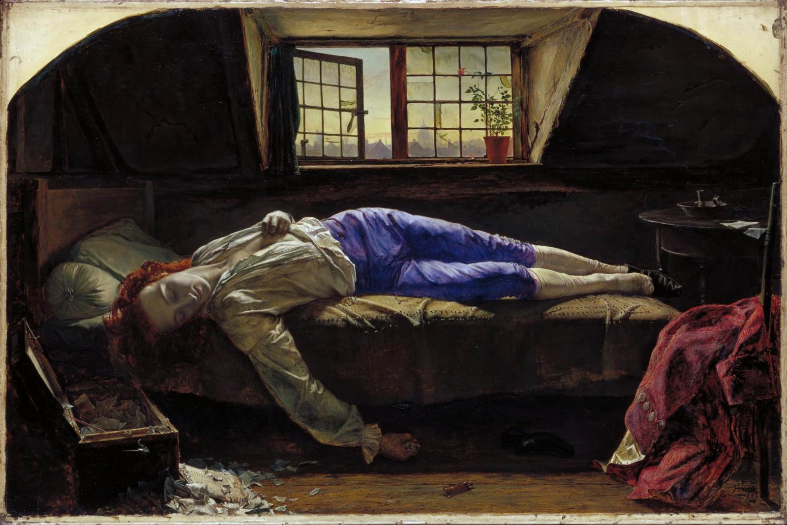 Death of Chatterton by WALLIS, Henry