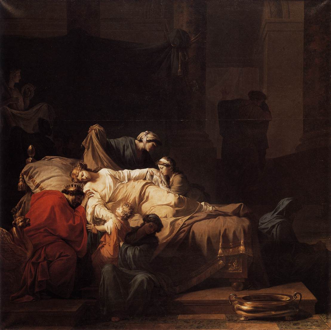 Alceste mourante by PEYRON, Jean-François-Pierre