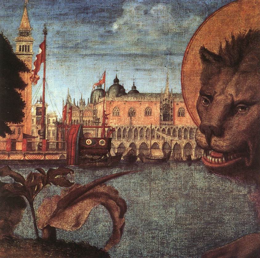 The Lion of St Mark (detail) by