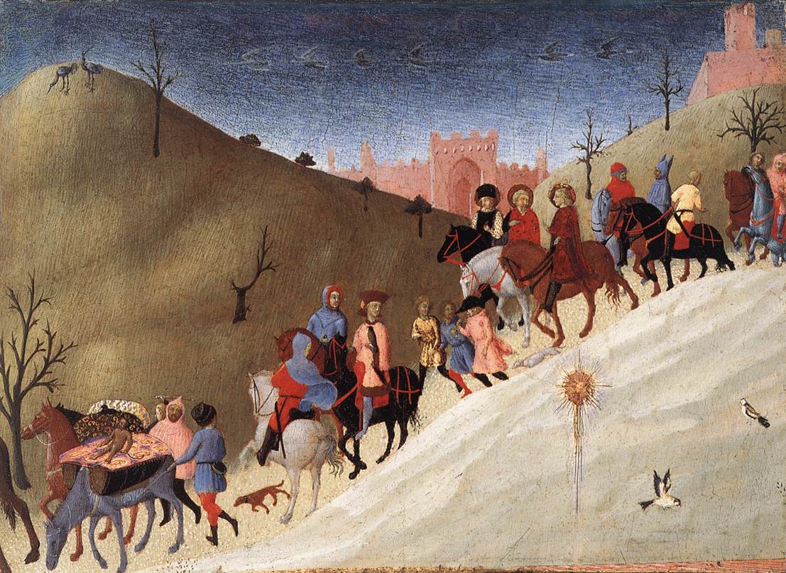 The Journey of the Magi by SASSETTA