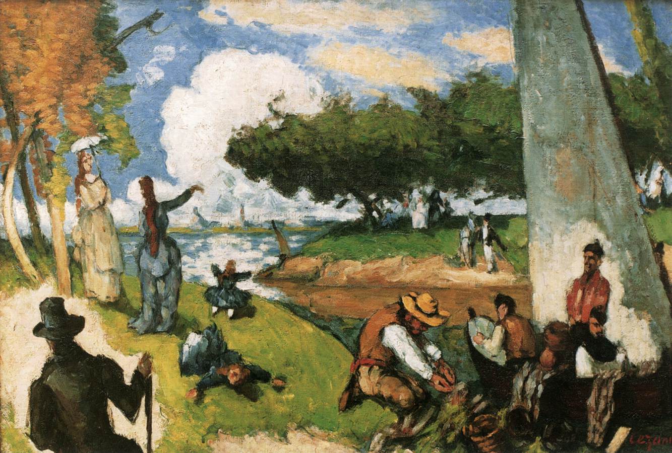 Sunday Afternoon by CÉZANNE, Paul