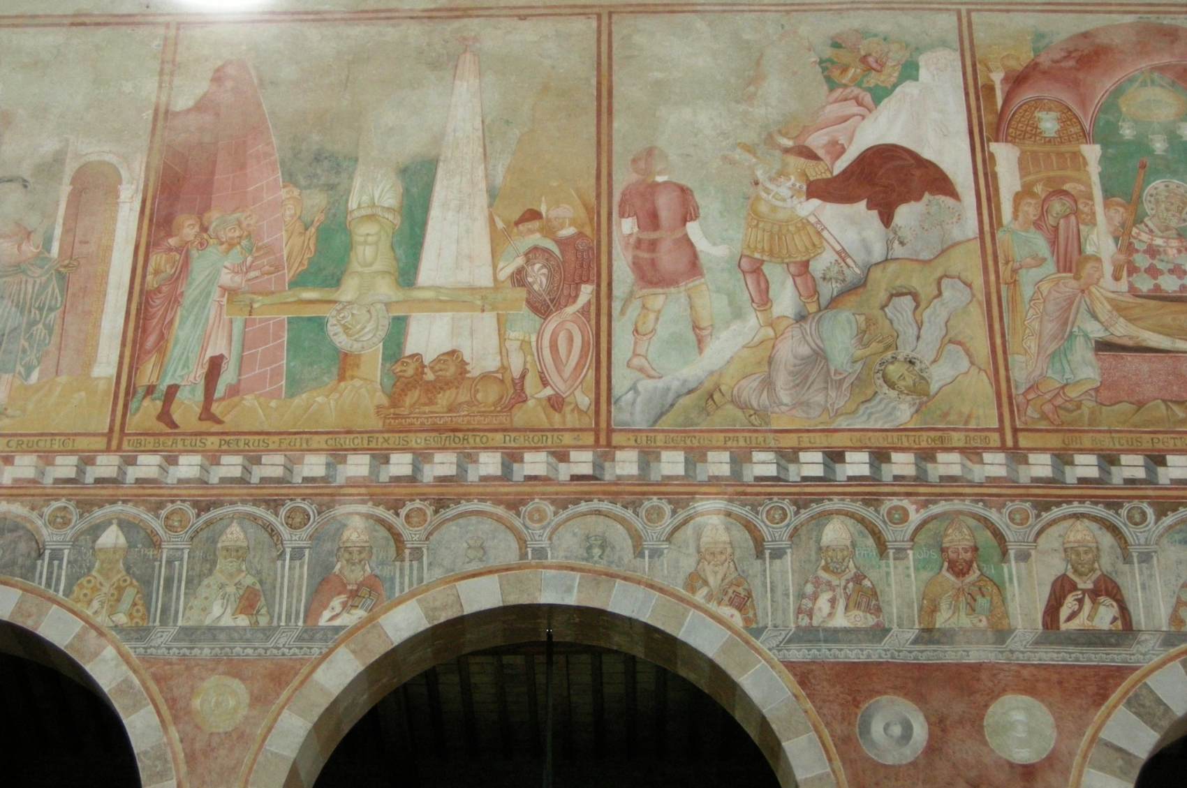 Detail of the the fresco cycle by