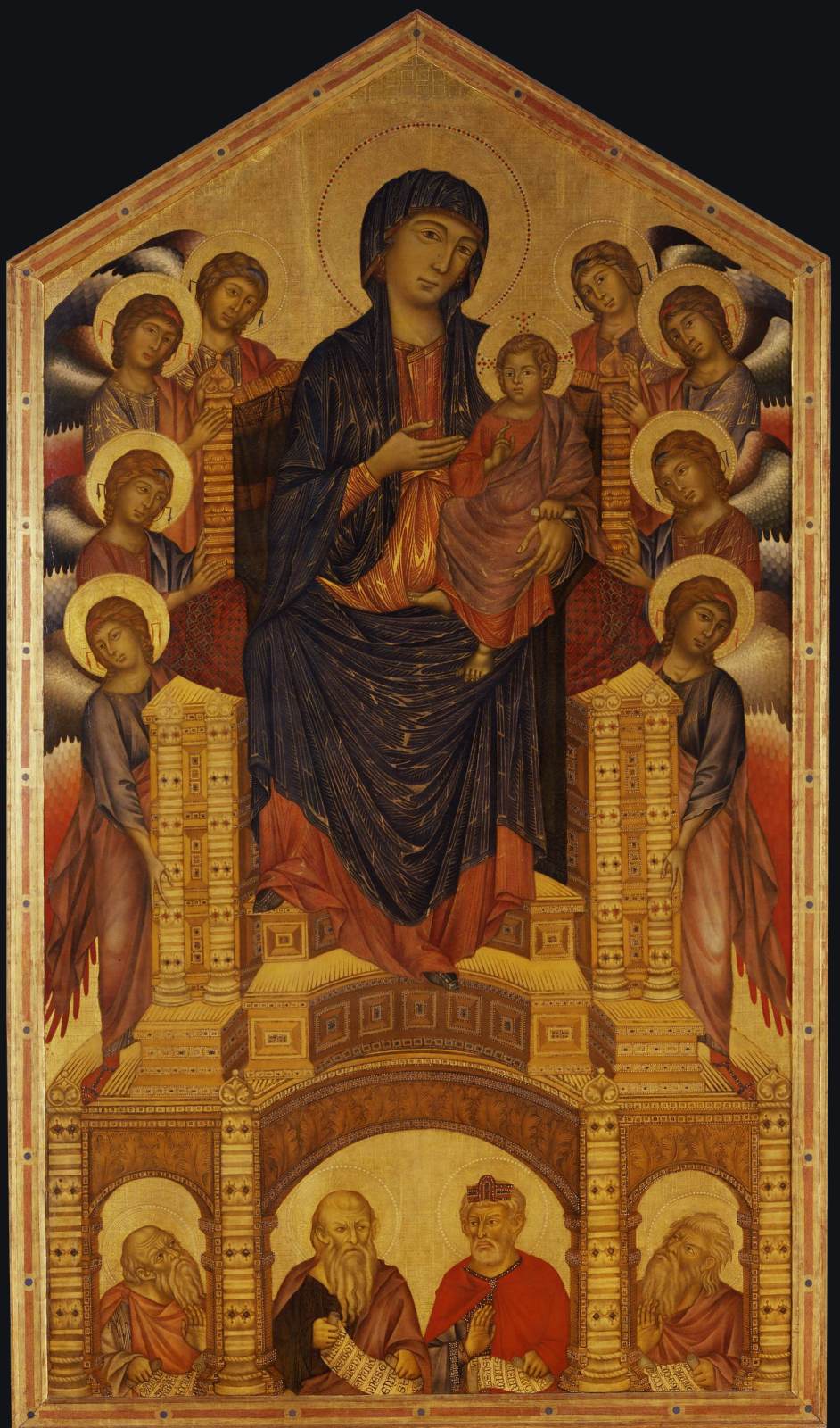 The Madonna in Majesty (Maestà) by