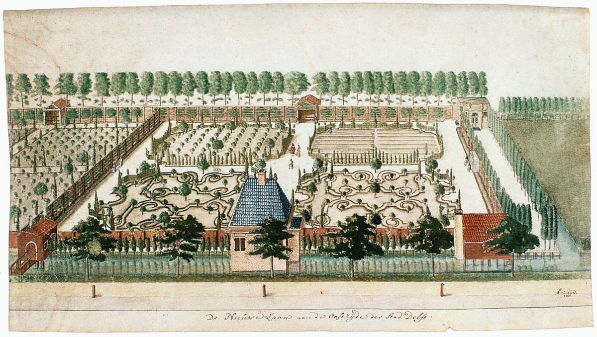 Gardens on the Nieuwe Laan by