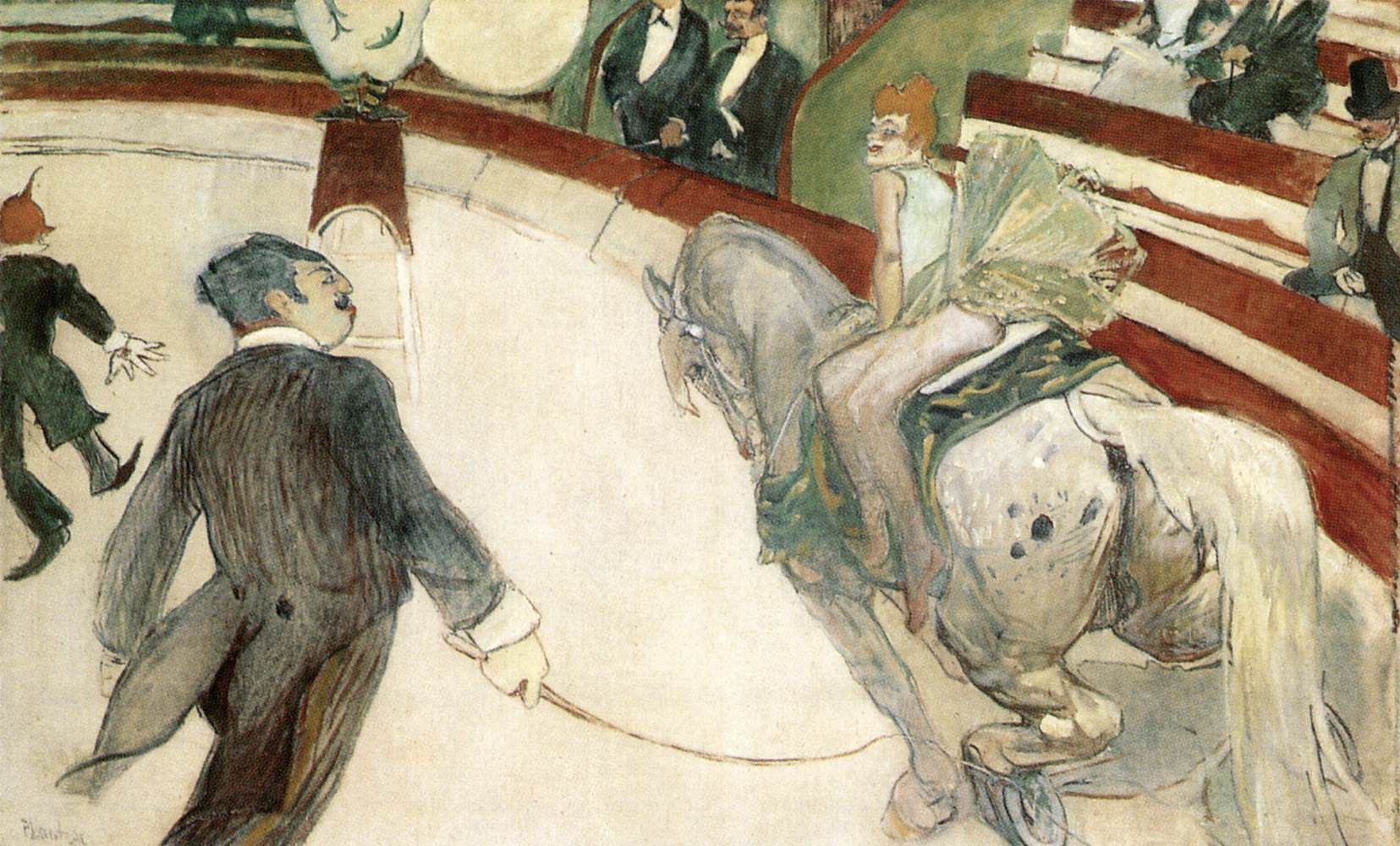 Bareback Rider at the Cirque Fernando by TOULOUSE-LAUTREC, Henri de