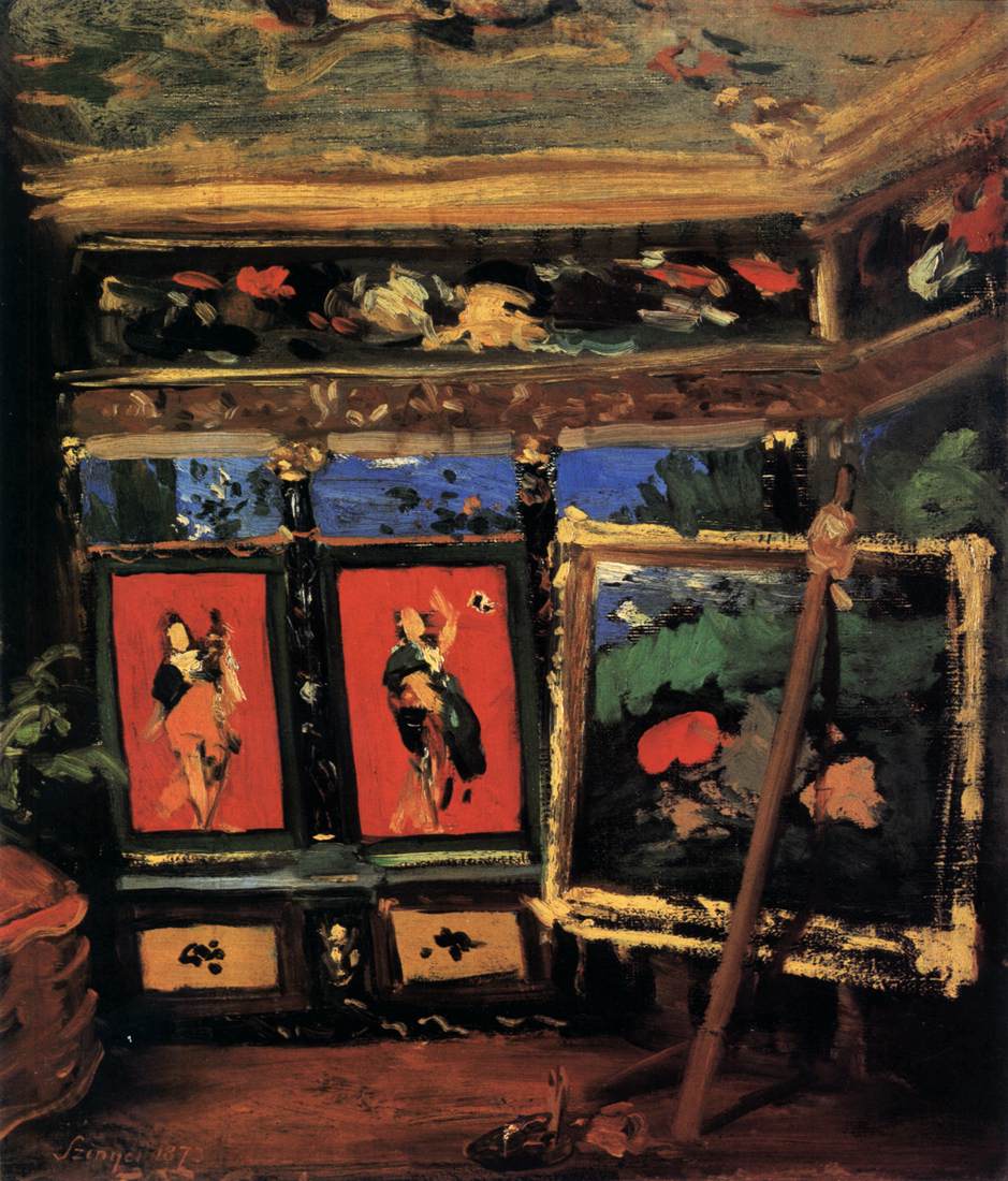 The Artist's Studio by SZINYEI MERSE, Pál